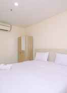 BEDROOM Homey and Fully Furnished 1BR Apartment at Pejaten Park Residence By Travelio