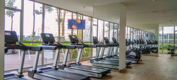 Fitness Center 4 Nice and Fancy Studio Apartment at Gold Coast By Travelio