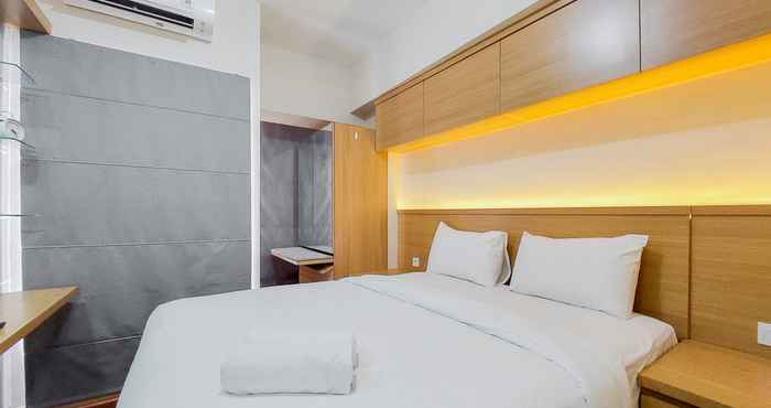 Bedroom Comfortable Studio M-Town Residence Apartment By Travelio