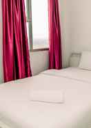 BEDROOM Homey and Cozy 2BR at Urbantown Serpong Apartment By Travelio