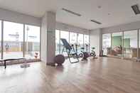 Fitness Center Comfy and Stunning 2BR at Mekarwangi Square Cibaduyut Apartment By Travelio