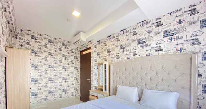 Kamar Tidur Comfy and Stunning 2BR at Mekarwangi Square Cibaduyut Apartment By Travelio