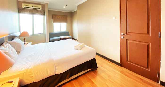 Bedroom Homey 1BR Apartment Galeri Ciumbuleuit 1 By Travelio