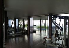Fitness Center 6 1BR with Cozy Design at Apartment Uttara The Icon By Travelio