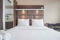 Bedroom Best Studio with Comfortable Design at Apartment Signature Park Grande By Travelio