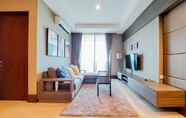 Common Space 5 Luxury and Stylish 2BR Veranda Residence Apartment at Puri By Travelio