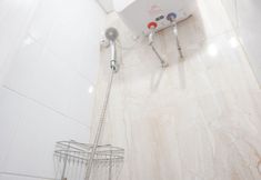 In-room Bathroom 5 Cozy and Nice Studio at Signature Park Tebet Apartment By Travelio