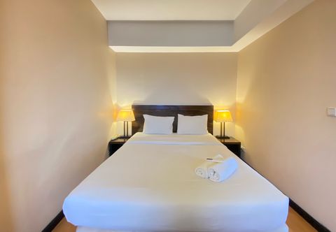 Bedroom Homey and Simply 2BR at Braga City Walk Apartment By Travelio