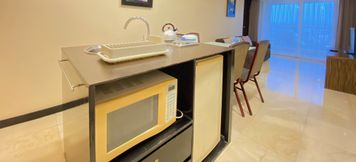 Ruang Umum 6 Nice and Fancy 2BR at Braga City Walk Apartment By Travelio