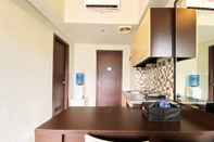 Common Space Nice and Fancy 2BR Apartment at Skyland City Jatinangor By Travelio