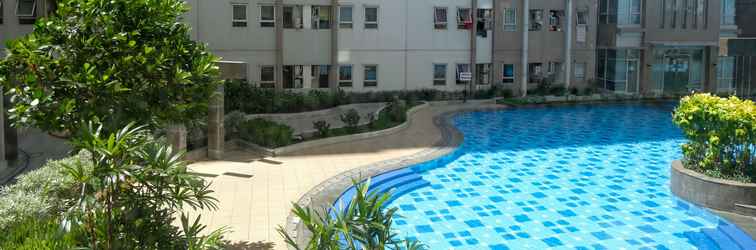 Lobi Comfy and Clean 2BR Apartment at Puncak Kertajaya By Travelio