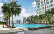 Swimming Pool 7 Comfortable 1BR Apartment at Gandaria Heights By Travelio