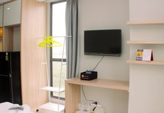 Common Space 3 Fully Furnished Studio Apartment with Comfortable Design at Monroe Tower By Travelio
