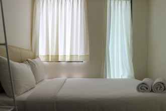 Bedroom 4 Minimalist and Homey Studio Apartment Osaka Riverview PIK 2 By Travelio