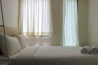 Kamar Tidur 4 Minimalist and Homey Studio Apartment Osaka Riverview PIK 2 By Travelio