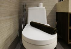 In-room Bathroom 6 Spacious 2BR Apartment Connecting to Mall at La Riz Supermall Mansion By Travelio