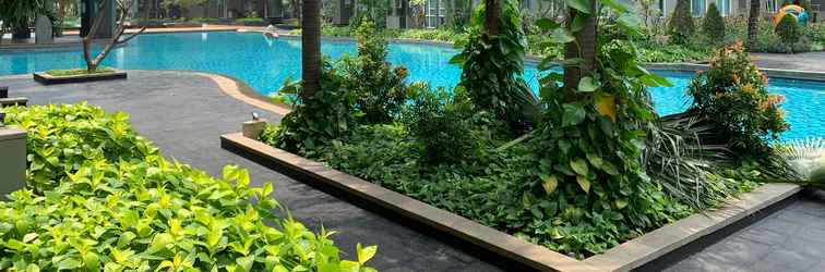 ล็อบบี้ Special 1BR Direct Pool Access at Thamrin Residence Apartment By Travelio