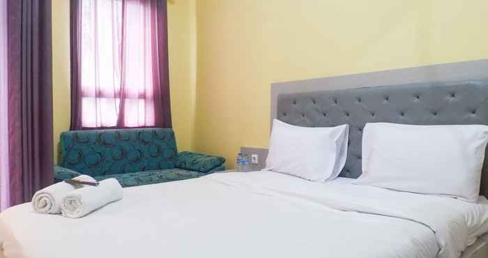Bedroom Relaxing Studio at Puri Mas Apartment By Travelio