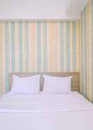 BEDROOM Comfort Stay Studio Room Apartment at Margonda Residence 3 By Travelio