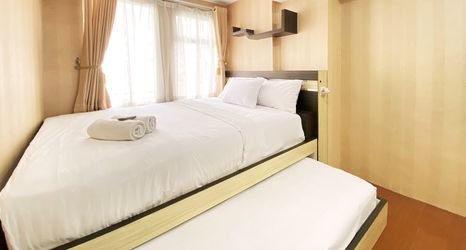 Bilik Tidur 2 1BR Homey at Jarrdin Cihampelas Apartment By Travelio