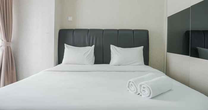 Bedroom Compact and Strategic Studio Apartment at Royal Mediterania Garden Residence By Travelio