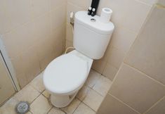 In-room Bathroom 5 Relax and Modern Studio Room at Serpong Greenview Apartment By Travelio