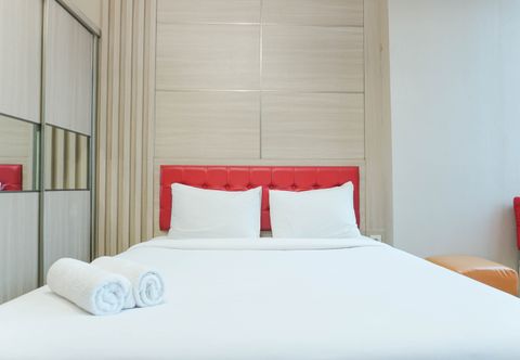Bedroom Fully Furnished with Cozy Studio Apartment at GP Plaza By Travelio