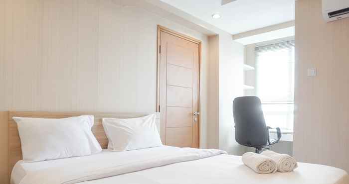 ห้องนอน Combine 2BR Apartment at Cinere Bellevue Suites By Travelio