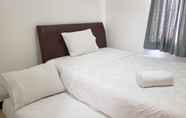 ห้องนอน 2 Comfort Living 3BR with Pool View at Apartment Mediterania Palace Residences By Travelio