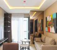 Lobby 3 Comfy 2BR + Study Room at Sudirman Suites Apartment By Travelio Premium