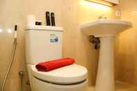 In-room Bathroom Comfy 2BR + Study Room at Sudirman Suites Apartment By Travelio Premium