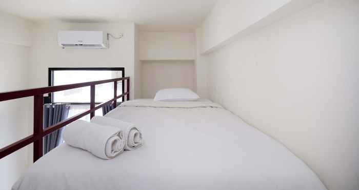 Kamar Tidur Comfort Studio Room Apartment at Dave By Travelio