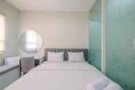 Bilik Tidur Modern and New 1BR Atlanta Residence Apartment By Travelio