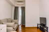 Common Space Fancy 2BR at Apartment M-Town Residence near Summarecon Mall By Travelio