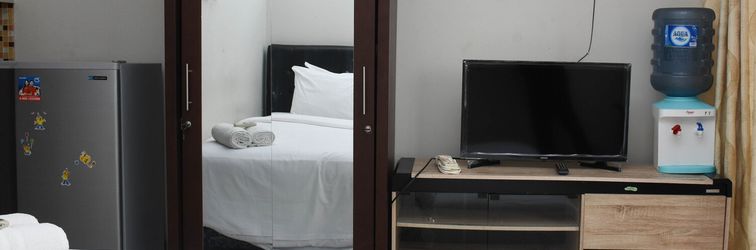 로비 Tidy and Homey Studio Taman Melati Margonda Apartment near Campus By Travelio