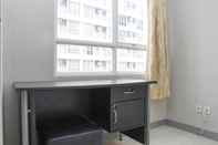 Common Space Tidy and Homey Studio Taman Melati Margonda Apartment near Campus By Travelio