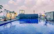 Swimming Pool 7 Cozy and Simply Studio at Evenciio Margonda Apartment By Travelio