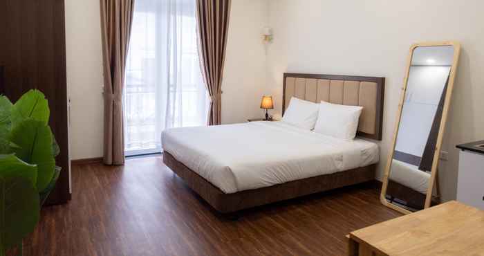 ห้องนอน Dalat Blanc Hotel & Apartment