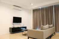 Lobby 3BR Spacious Apartment Veranda Residence at Puri By Travelio