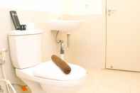 Toilet Kamar Well Design and Comfort 2BR with Working Room at Meikarta Apartment By Travelio