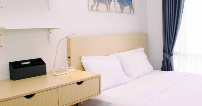 Kamar Tidur Comfortable Design 1BR at Vasanta Innopark Apartment By Travelio