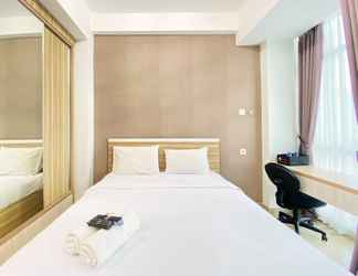 ห้องนอน 2 Modern Studio Room at Taman Melati Jatinangor Apartment By Travelio