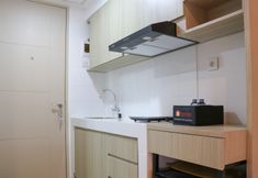 Common Space 4 Cozy Living Studio at High Floor Tokyo Riverside PIK 2 Apartment By Travelio