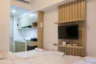 Lobby Cozy Living Studio at High Floor Tokyo Riverside PIK 2 Apartment By Travelio