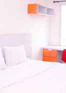 BEDROOM Comfy and Best Deal Studio Tamansari Mahogany Apartment By Travelio
