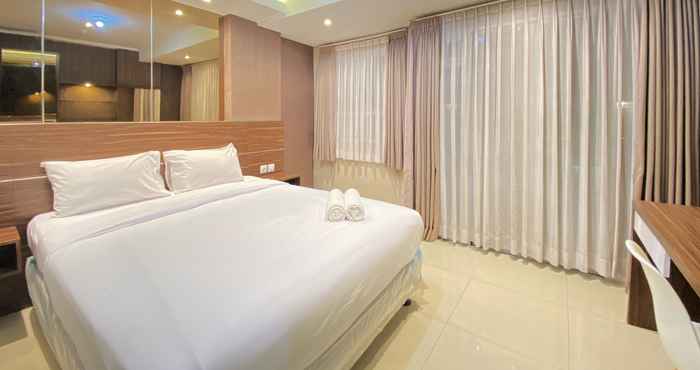 Kamar Tidur 1BR Minimalist Apartment at Gateway Pasteur By Travelio