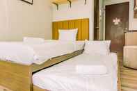 Bilik Tidur Comfortable and Stunning Studio at Transpark Bintaro Apartment By Travelio