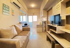 Sảnh chờ 2 Relaxing 1BR at Newton Residence Apartment Bandung By Travelio