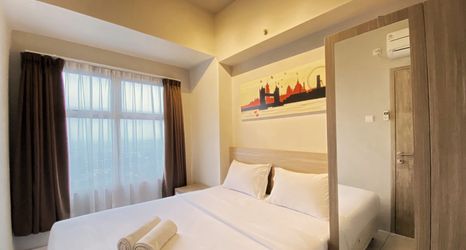 Phòng ngủ 2 Relaxing 1BR at Newton Residence Apartment Bandung By Travelio