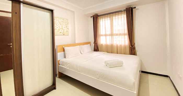 Bedroom Cozy Living 2BR Apartment at Gateway Pasteur By Travelio